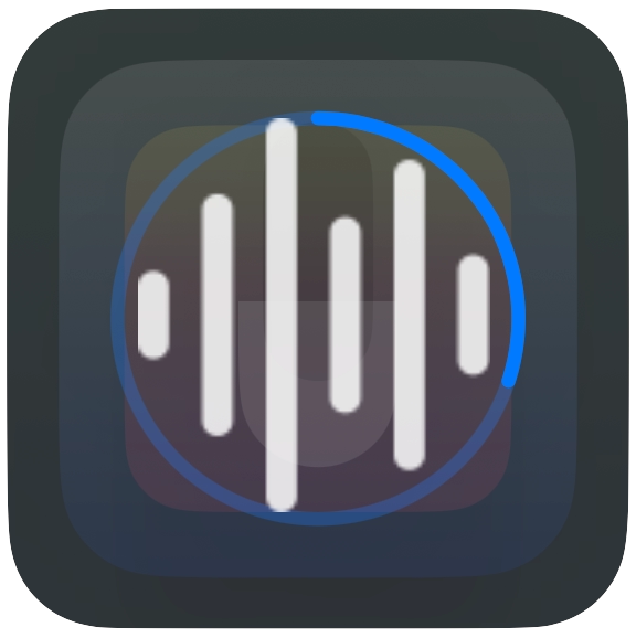 dictop's Dock icon while transcribing dictop's Dock icon while transcribing